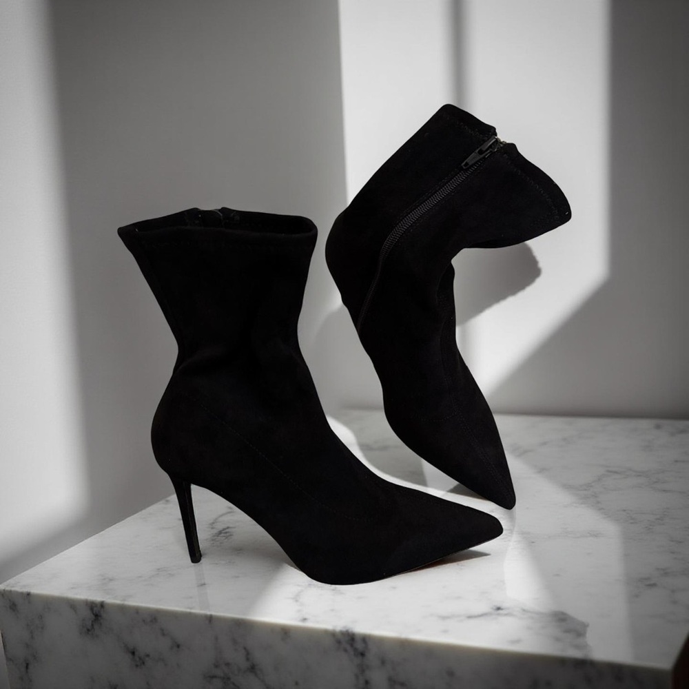 ASOS Black Heeled Boots